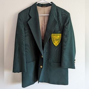 VINTAGE Mens Escondido California Chamber Of Commerce Green Ken Rogers Jacket
